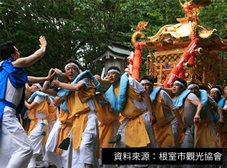 根室金刀比羅神社祭（根室市），8 月 
